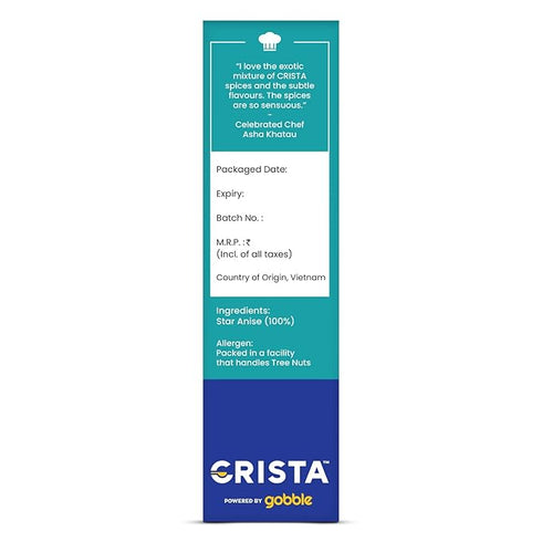 CRISTA Whole Star Anise Flowers